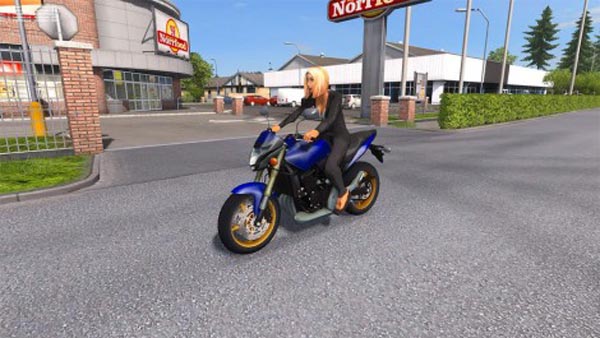 Honda CB600 Hornet AI Traffic Motorcycle