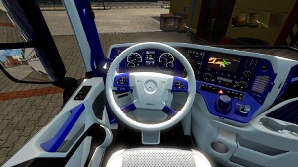 Mercedes MPIV White Blue Interior