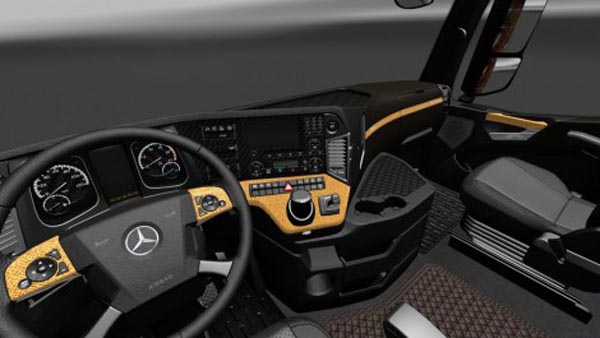 Mercedes Аctros 2014 Carbon Fiber and Leather Interior