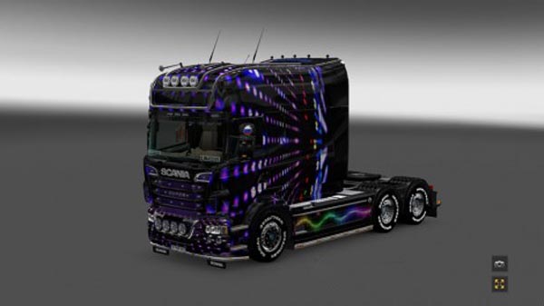 Scania RS EXC Longline (RJL) Disco Skin