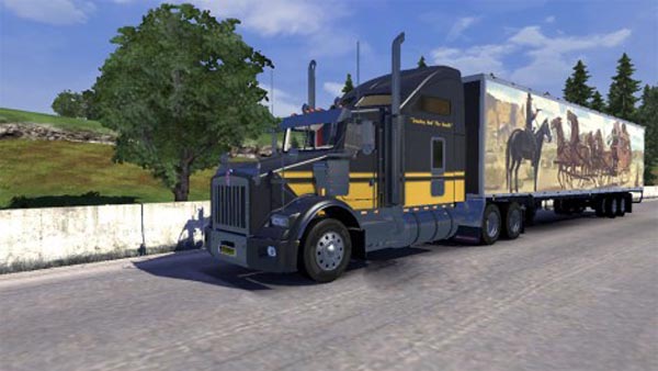Smokey and the Bandit skins for T800 and trailer
