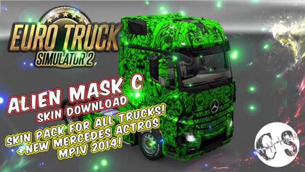 Alien Mask C Skin Pack for All Trucks