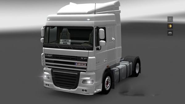 DAF XF Licence Plate Final Version