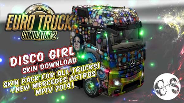 Disco Girl Skin Pack for All Trucks