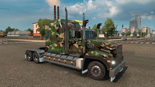 Army Camo skin for Mack Titan