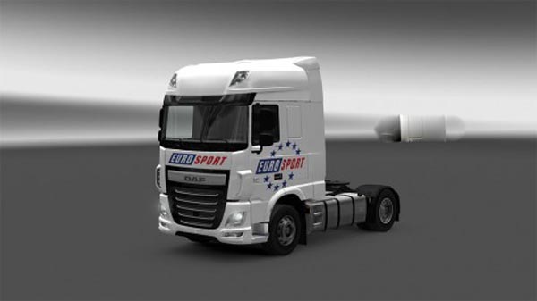 Eurosport DAF Euro 6 skin