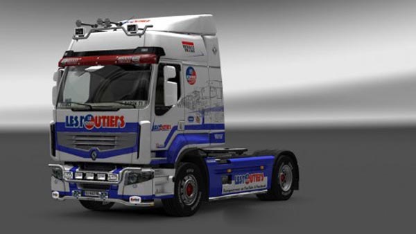 Renault Premium Les Routiers sont sympa Skin