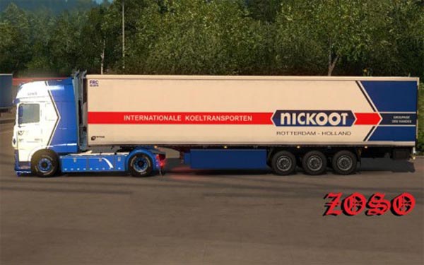 Trailer Nickoot internationale koeltransporten