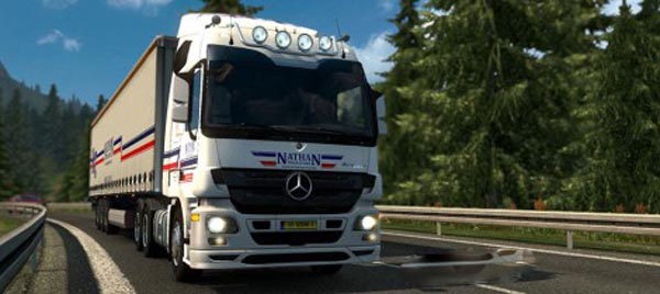 Mercedes Actros 2009 Roof Bar