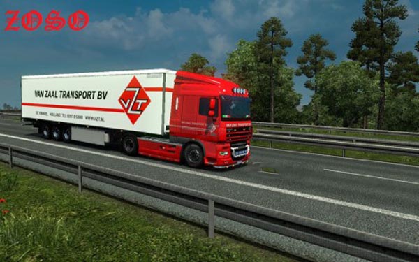 DAF XF 50k Van Zaal Transport Skin