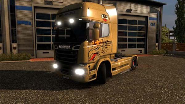 Scania R Streamline Griffin Gold