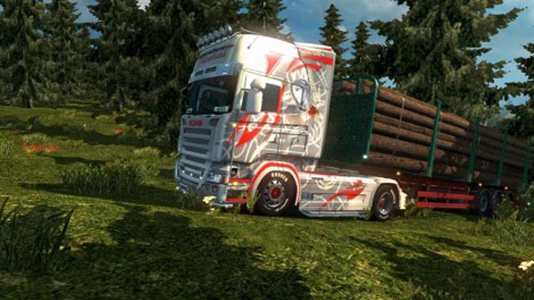 Scania RJL Red Rose Skin