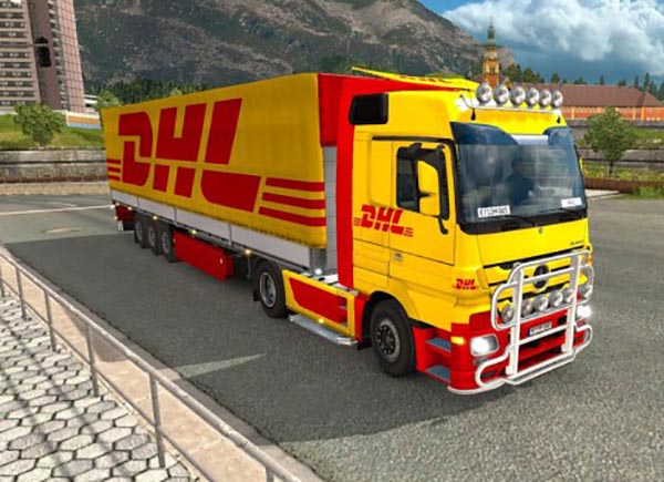 DHL pack for Mercedes Actros