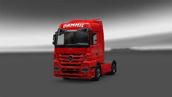 Mercedes Actros MP3 Dammil Skin