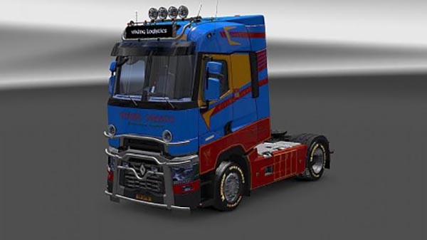 Renault T Viking Logistic Skin v2