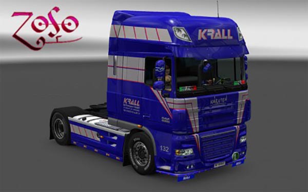 DAF XF 50k – Krall internationale transport skin