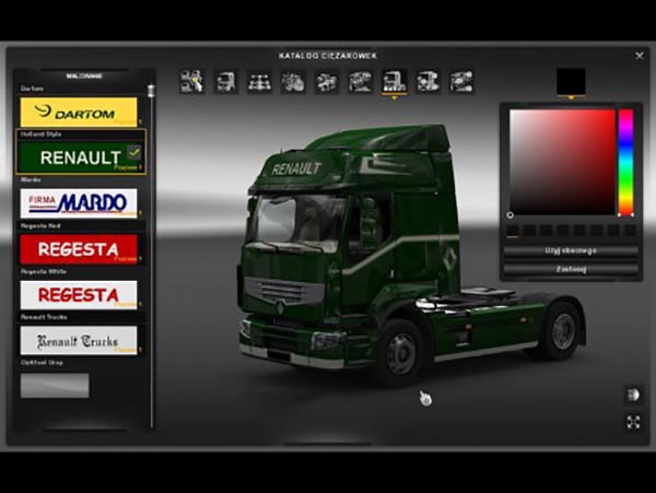 Renault Premium Holland Style Skin