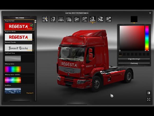 Renault Premium Regesta Skin Pack