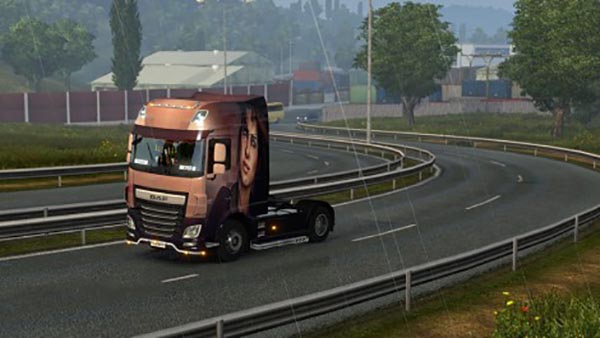 Daf XF Euro 6 Left 4 Dead Zoey Skin