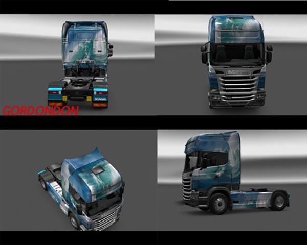 Scania Streamline Sea Wave Skin