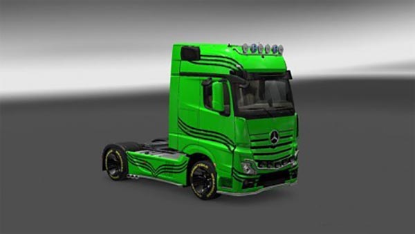 Mercedes Actros 2014 Lines Skin