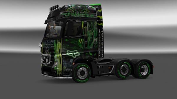 Mercedes MP4 Monster Energy Kawasaki Skin