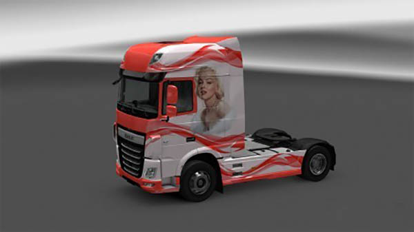 DAF XF E6 Marylin Monroe Skin