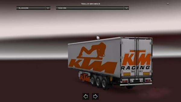 KTM Racing Trailer