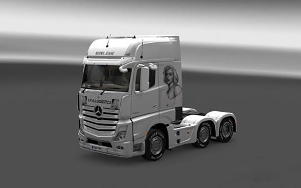 Mercedes 2014 Marilyn Monroe Livery Skin