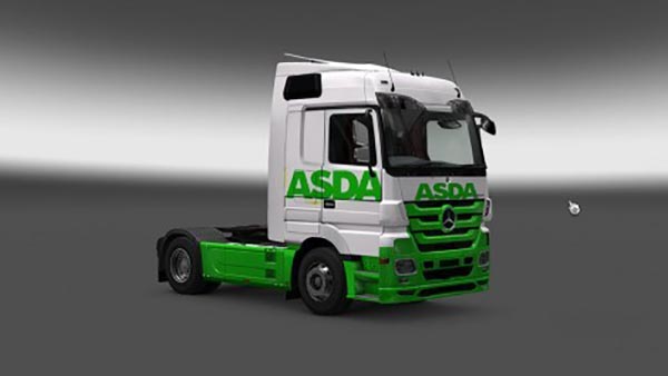 Mercedes Actros MP3 Asda Skin