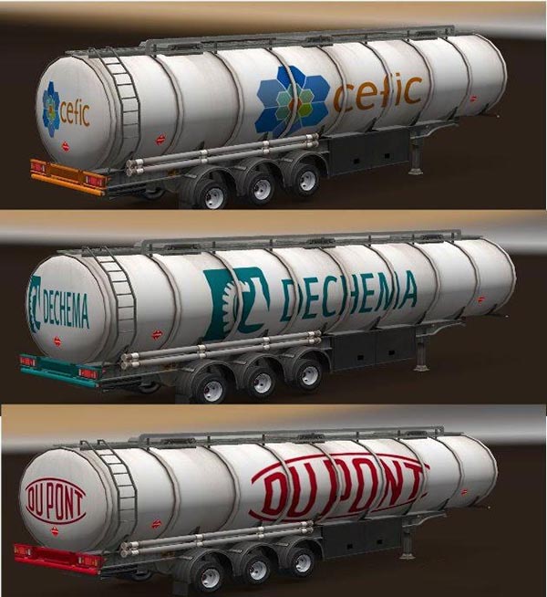 Tank trailers pack 4