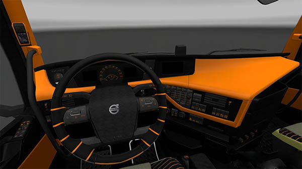 Volvo 2012 Black Orange Interior