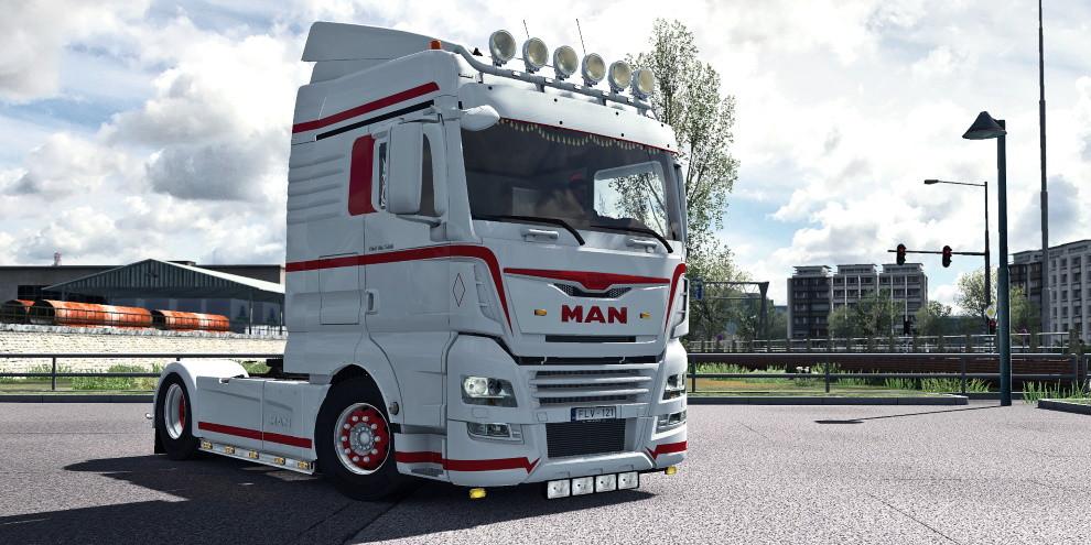 Müller Holz Skin v 1.0 for MAN TGX E6 by MADster - ETS2planet.net