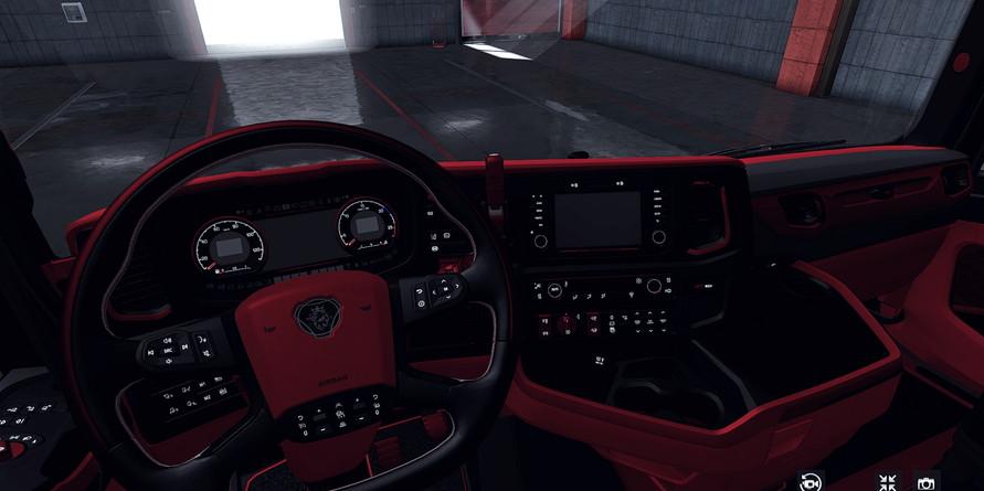 Scania Next Gen Red Black Interior V 8 1 35 X Ets2planet Net