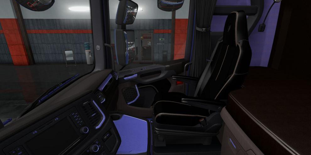 Scania S And R Black Purple Interior 1 35 X Ets2planet Net