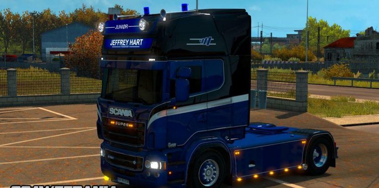 Jeffery Hart – Scania RJL (metallic / customizable) [1.35.x ...