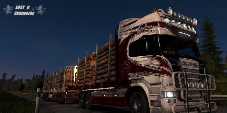 Woodtrans AB Scania R (RJL) Combo v 1.1 [1.1.x] - ETS2planet.net